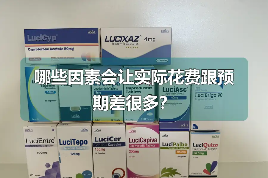 哪些因素会让实际花费跟预期差很多？